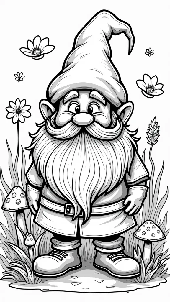 coloriages gnome gratuitement